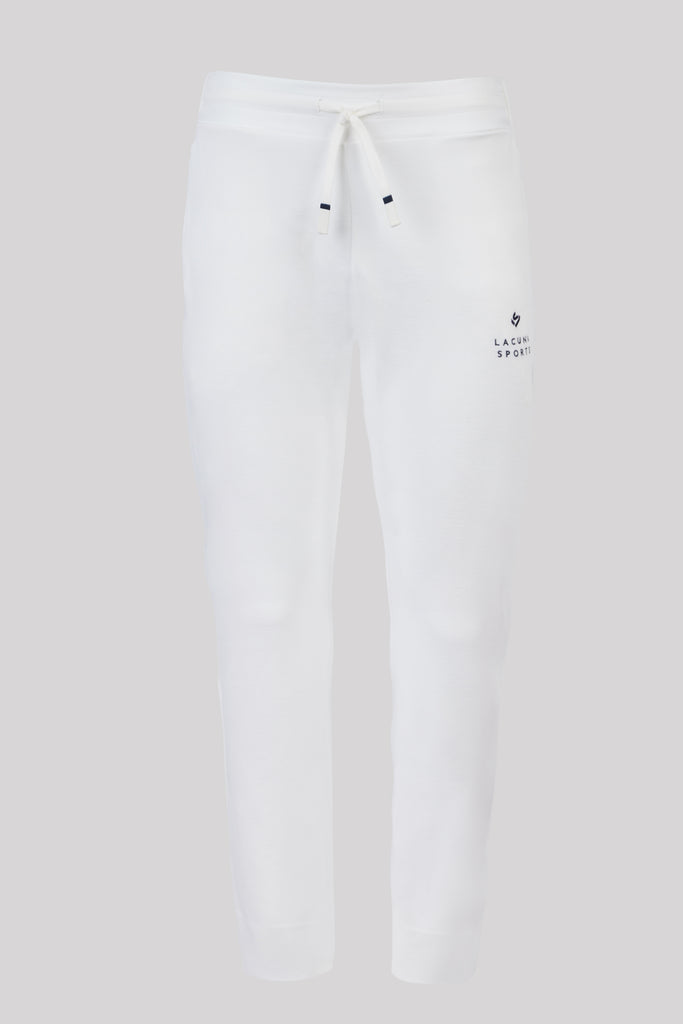 White sports trousers discount