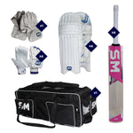 SM HK Girl's Team Hardball Equipment Bundle - English Willow